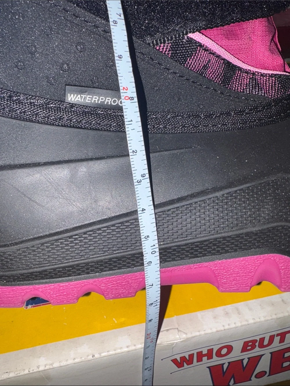 Kamik Hot Pink and Black Waterproof Snow Boots size 3
